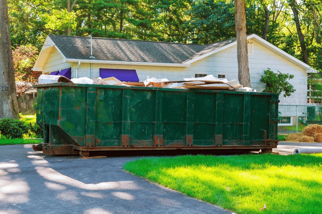 construction site waste container