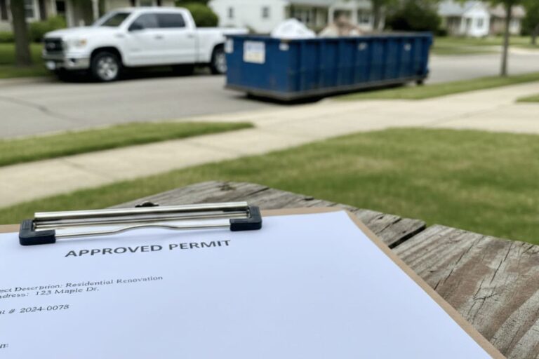 City Permit Document Required For Placing A Dumpster On Public Property