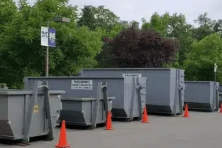 Various Dumpster Sizes Staged For Home Projects